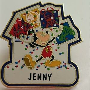 Disney Personalized Enamel Name Pin - JENNY - Brand New